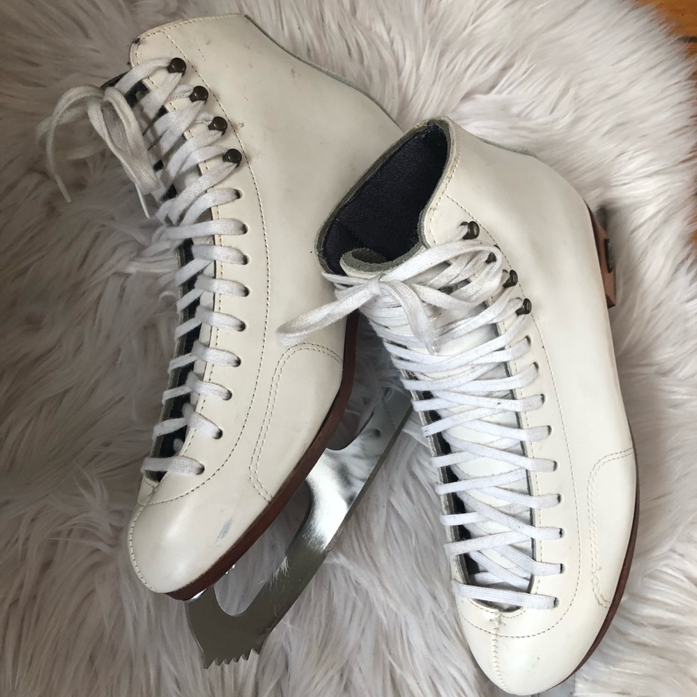White ice figure skates